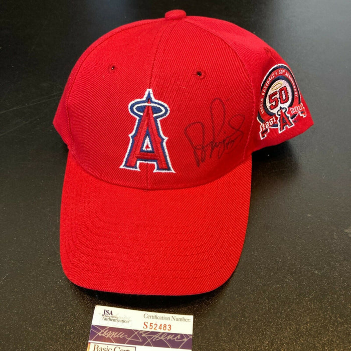 Albert Pujols Signed Los Angeles Angels 50th Anniversary Hat JSA COA