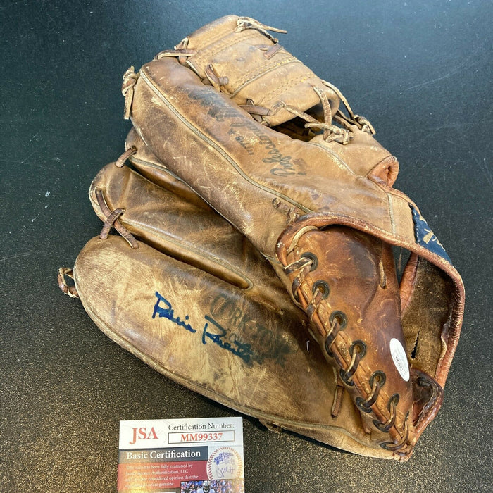 Robin Roberts Signed 1950's Game Model Baseball Glove With JSA COA