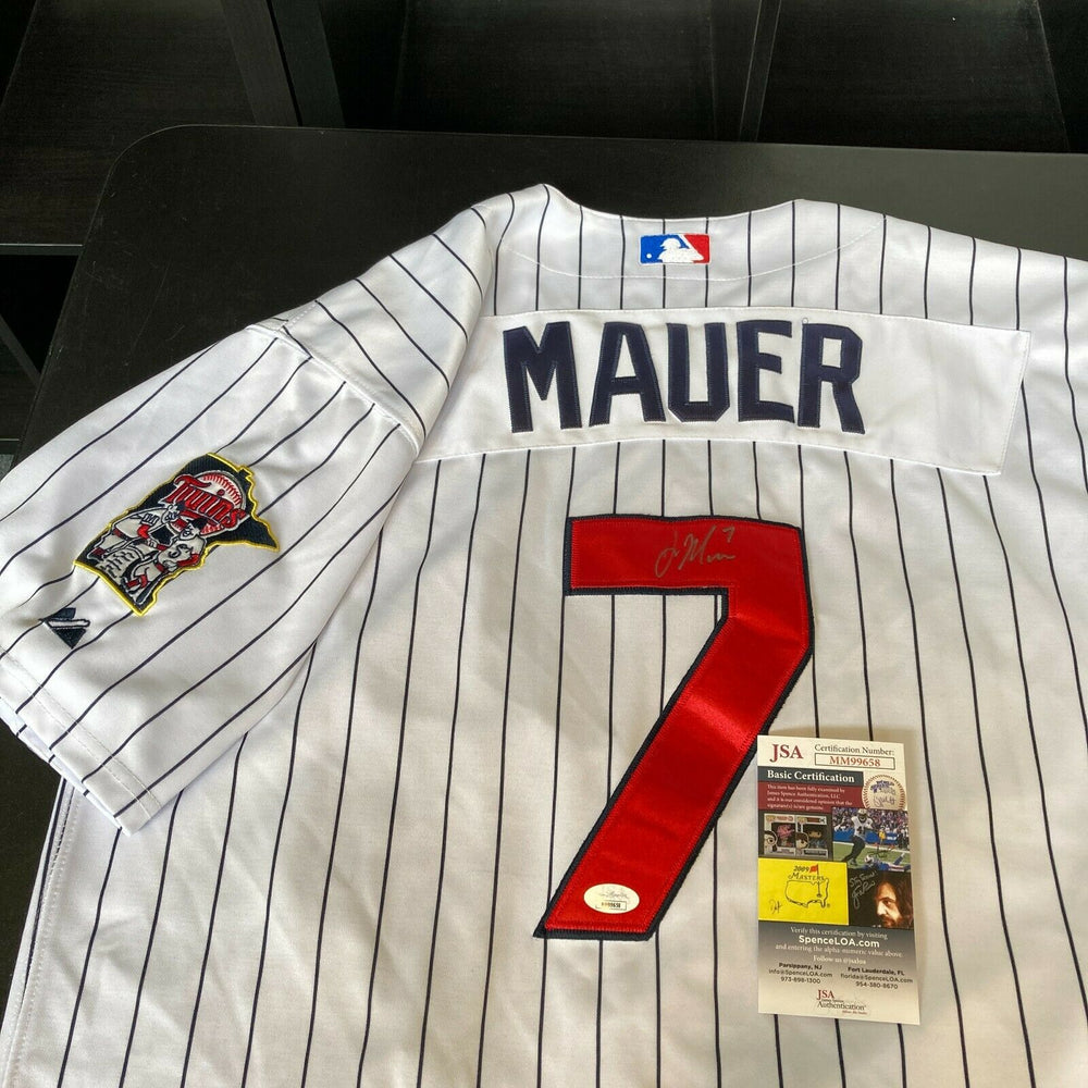 Lot Detail - Joe Mauer Autographed 2010 Minnesota Twins Inaugural Season at  Target Field Jersey Hat & Baseball