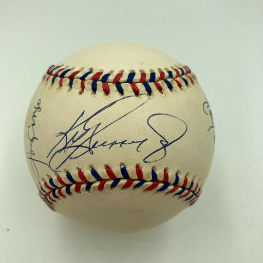 Ken Griffey Jr Alex Rodriguez Randy Johnson Signed 1997 All Star Baseball JSA