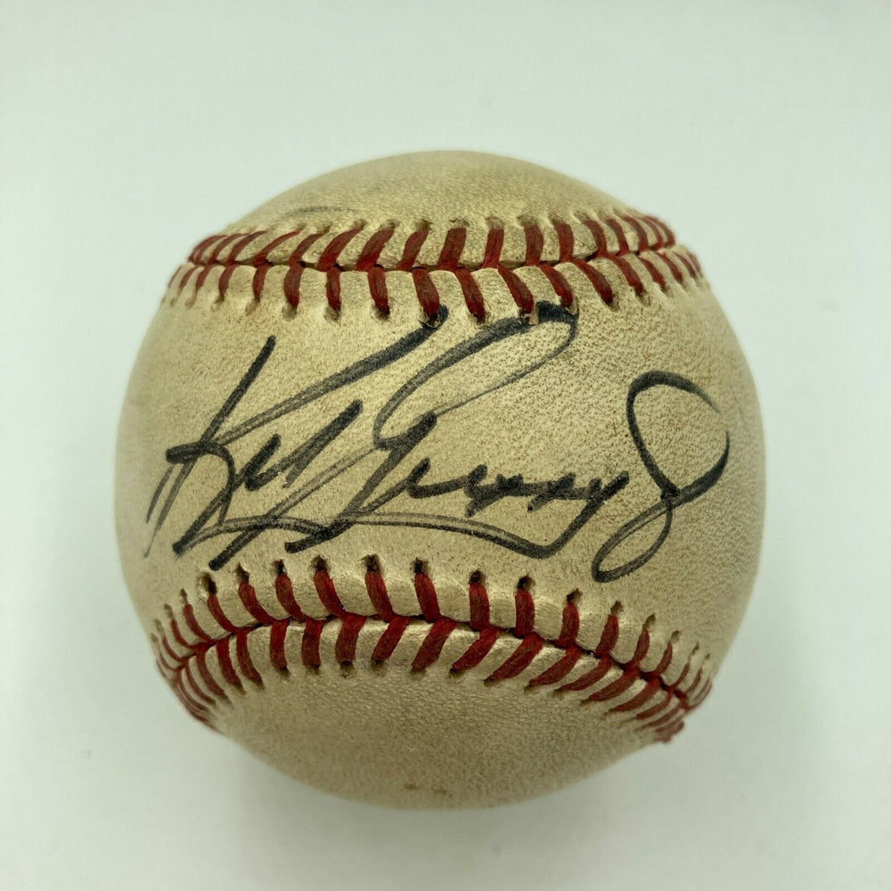 Ken Griffey Jr. Signed Game Used American League Baseball With JSA COA