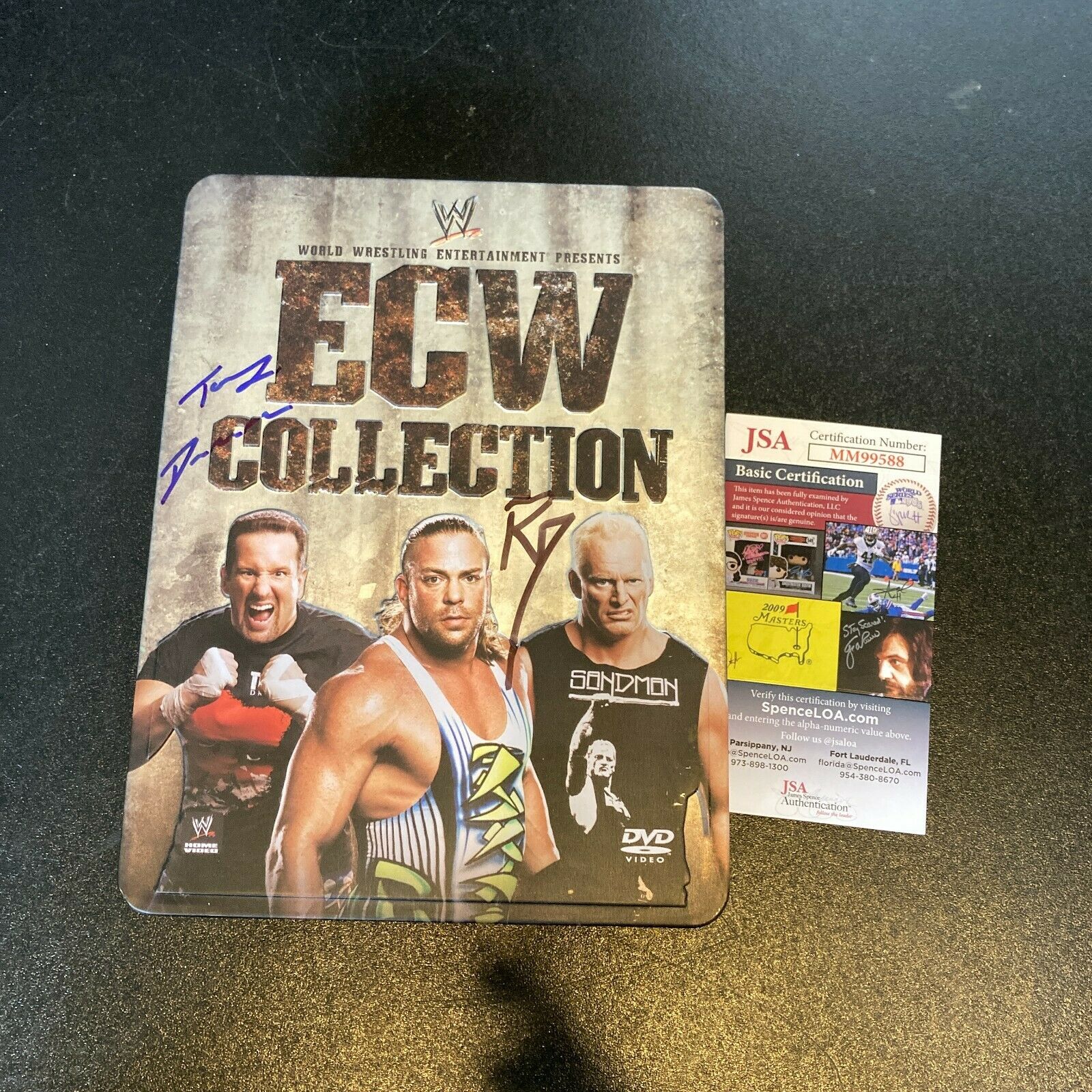 Tommy Dreamer Signed Autographed ECW Wrestling DVD Tin With JSA COA —  Showpieces Sports