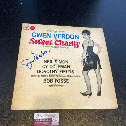 Gwen Verdon Signed Autographed Vintage Record Album JSA COA