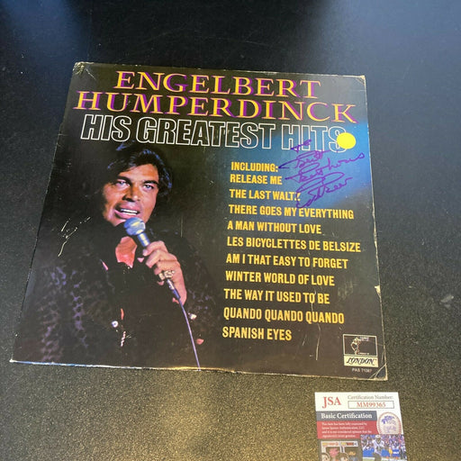 Engelbert Humperdinck Signed Autographed LP Record Album With JSA COA