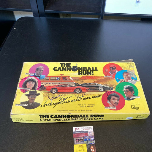The Cannonball Run Game Signed Adrienne Barbeau Jamie Farr, Burt Reynolds JSA