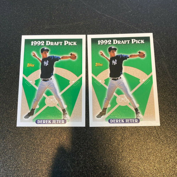 Lot Of (2) 1993 Topps Derek Jeter Rookie Cards RC