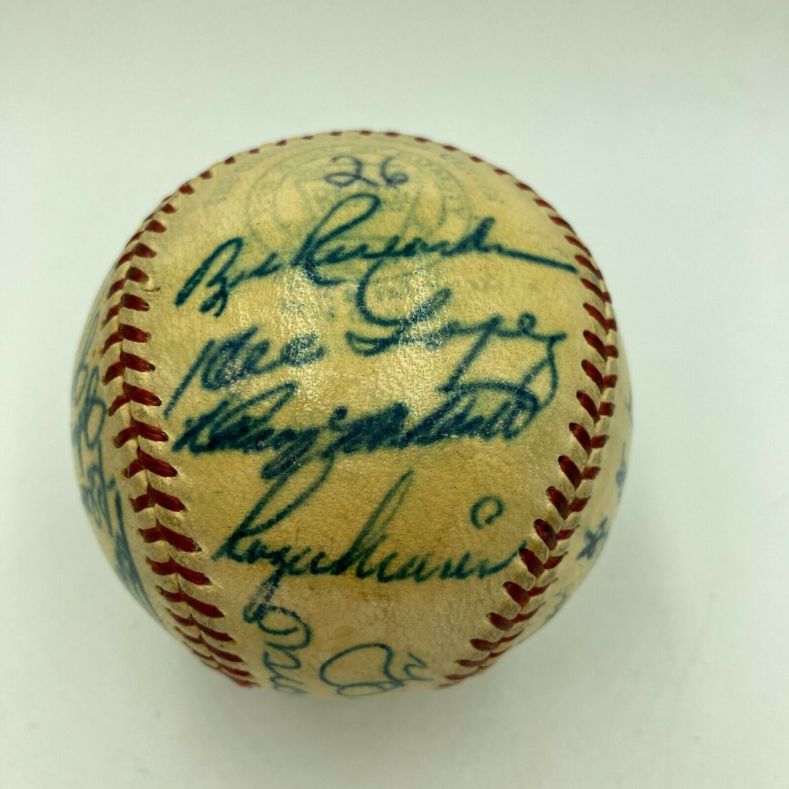 Roger Maris Baseball Inscribed to the New York Yankees' 1961 Team