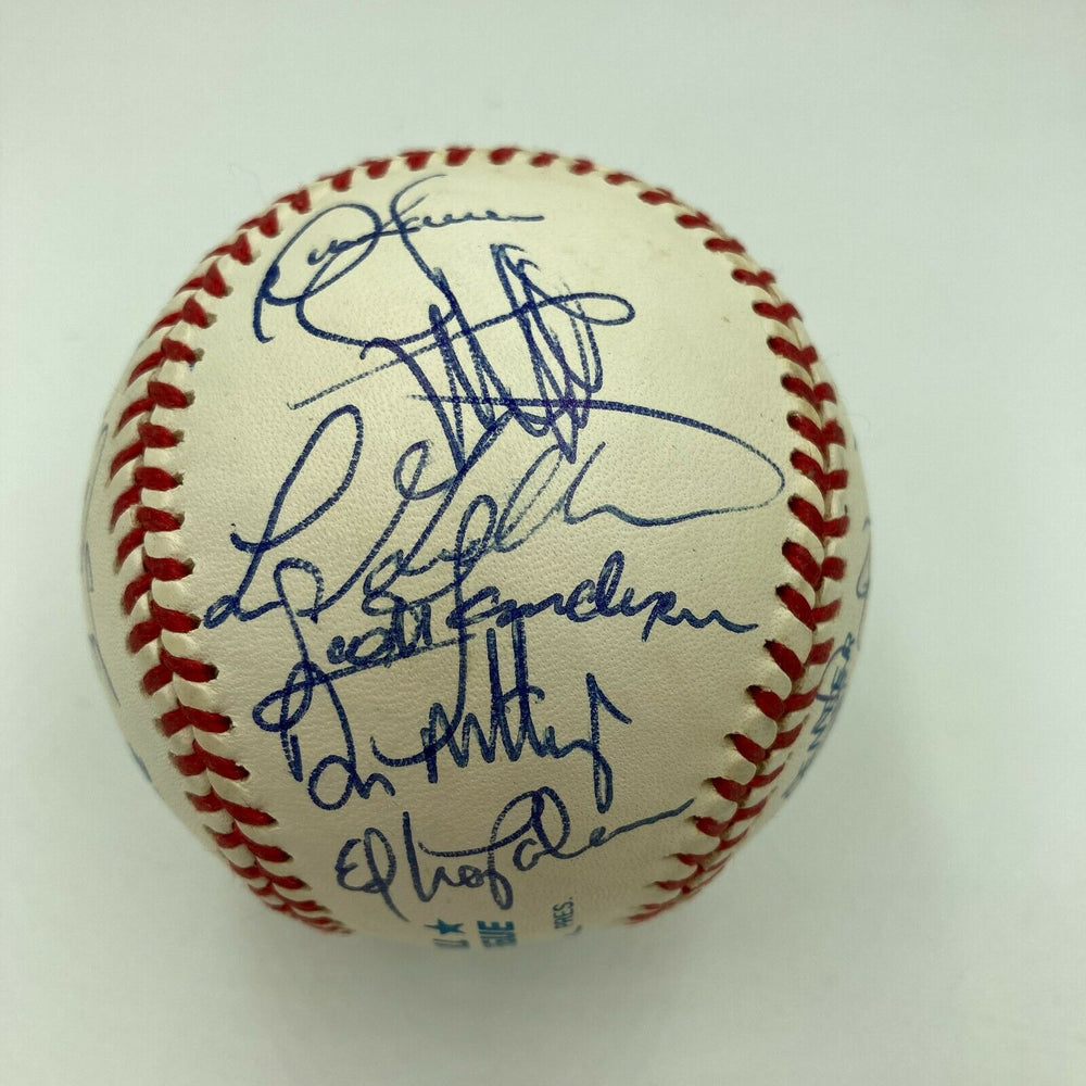 1992 New York Yankees Team Signed American League Baseball With Don Mattingly
