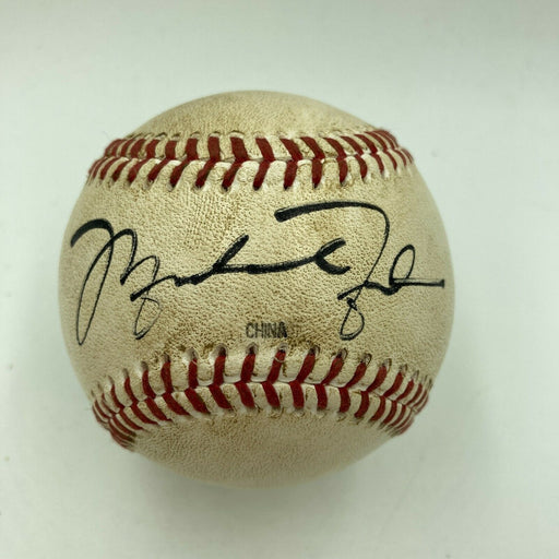 Michael Jordan Rookie Signed 1994 Minor League Game Used Baseball Beckett COA