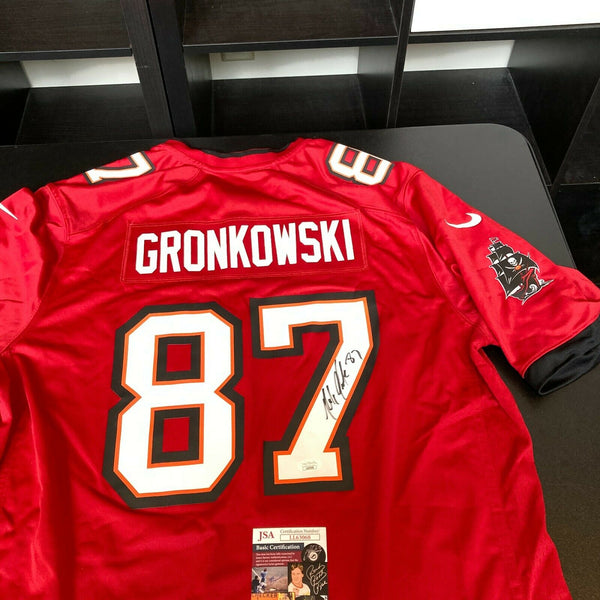 Rob Gronkowski Signed Authentic On Field Nike Tampa Bay Buccaneers Jersey JSA