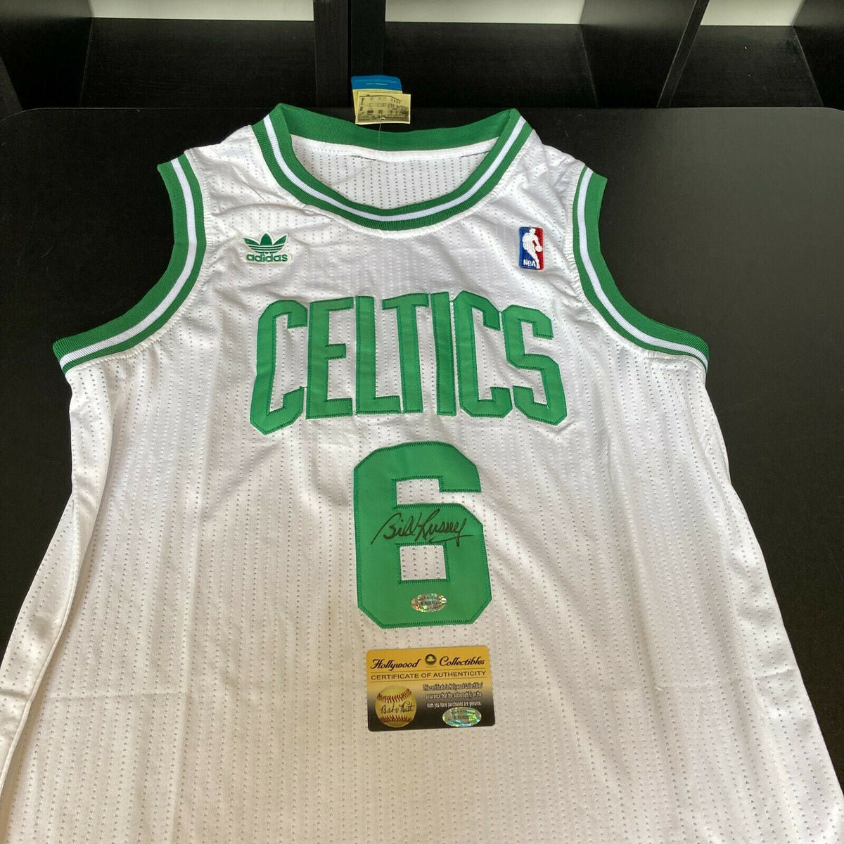 NBA Adidas HWC Celtics Russell バスケシャツ