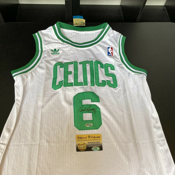 Bill Russell Signed Adidas Hardwood Classics Boston Celtics Jersey With COA