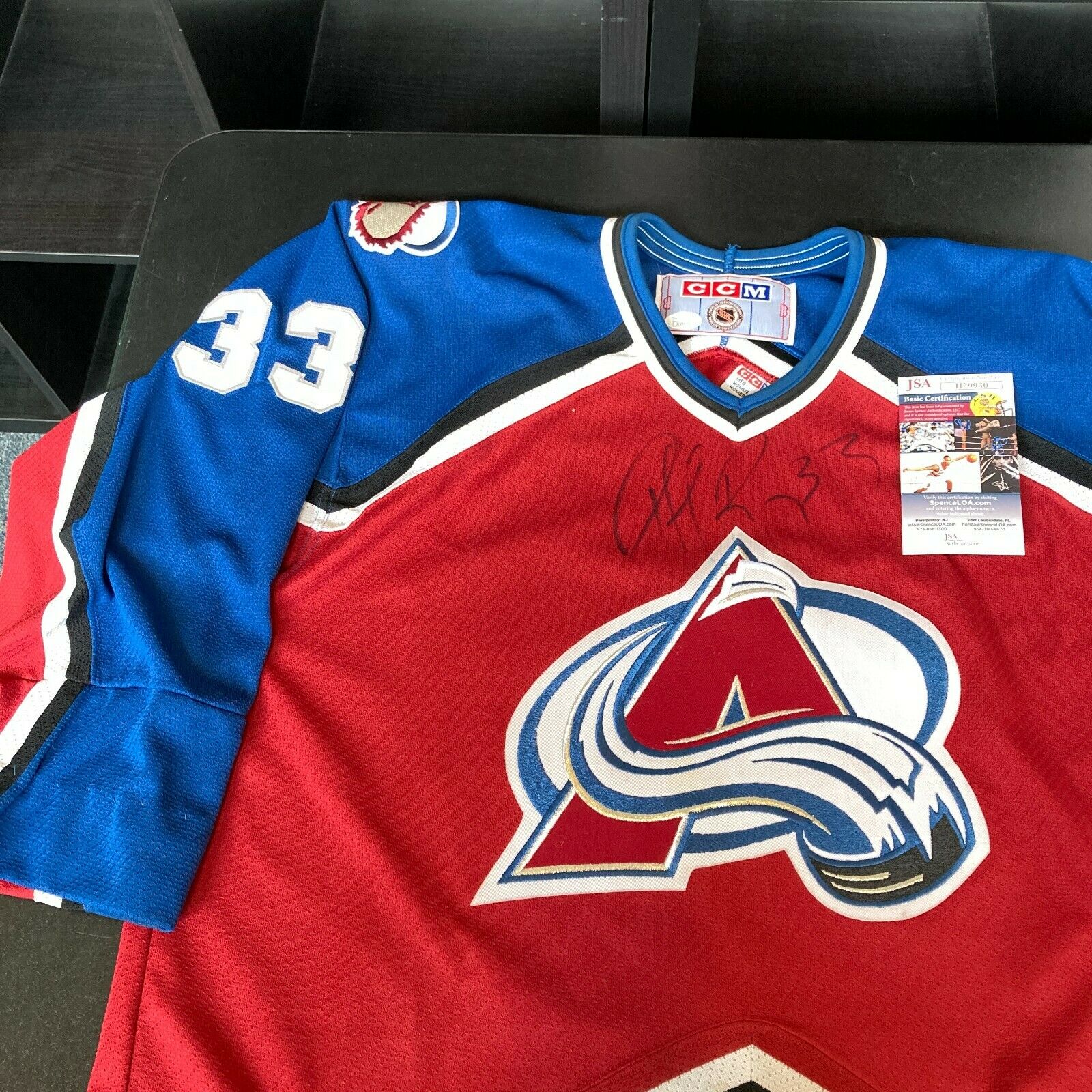 Patrick Roy Signed Colorado Avalanche Authentic CCM Game Model Jersey —  Showpieces Sports