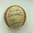 1969 Chicago Cubs Team Signed Baseball Ernie Banks Billy Williams JSA COA