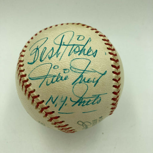 Stunning Willie Mays Playing Days Signed 1972 American League Baseball JSA COA
