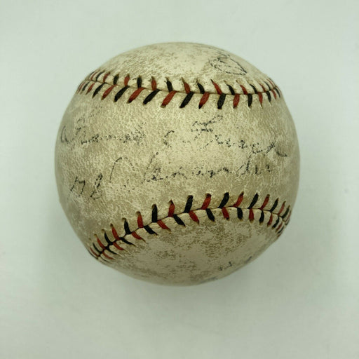 Grover Cleveland Alexander 1926 Cardinals Multi Signed Game Used NL Baseball JSA