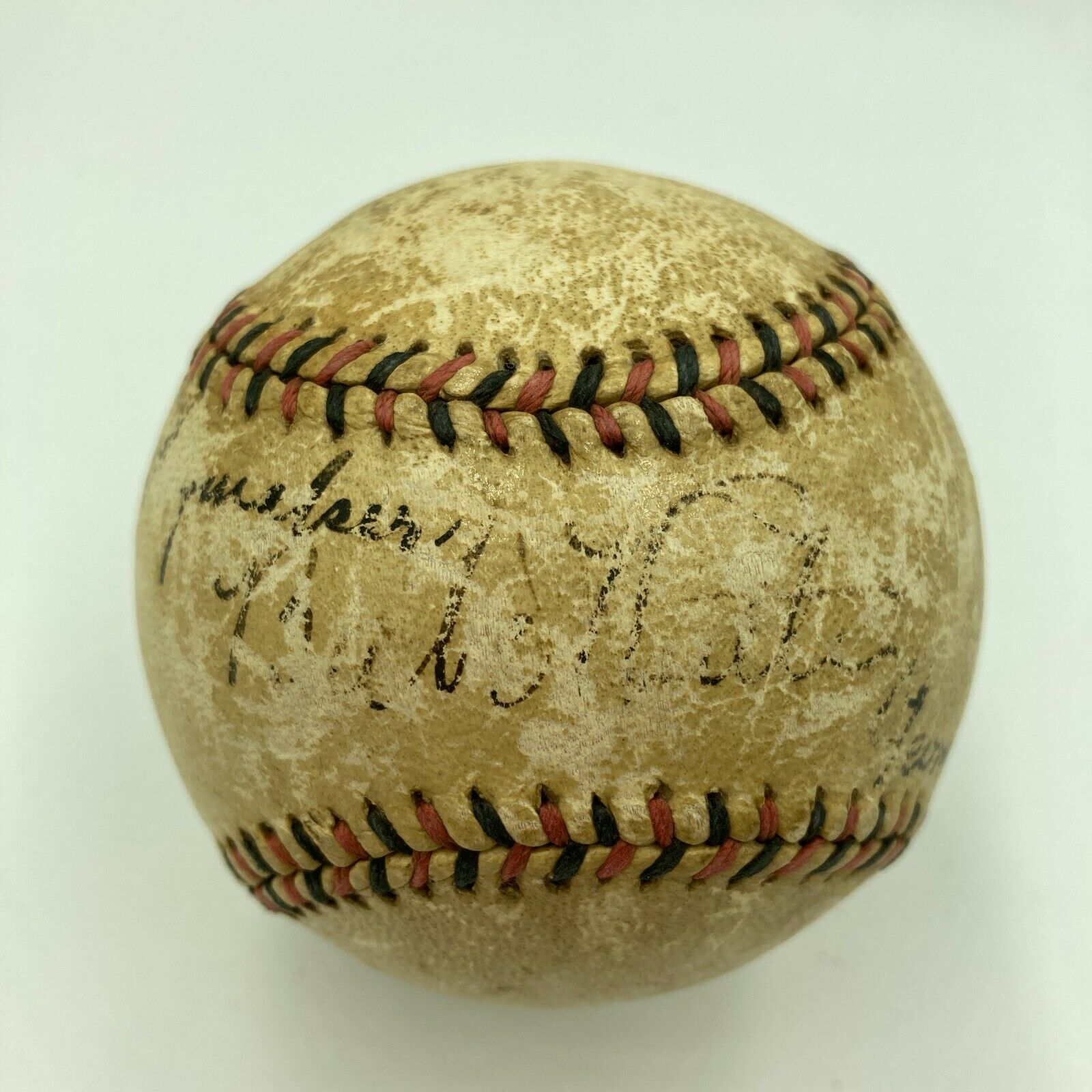 1920's Babe Ruth Single Signed Baseball..  Baseball Collectibles, Lot  #50001