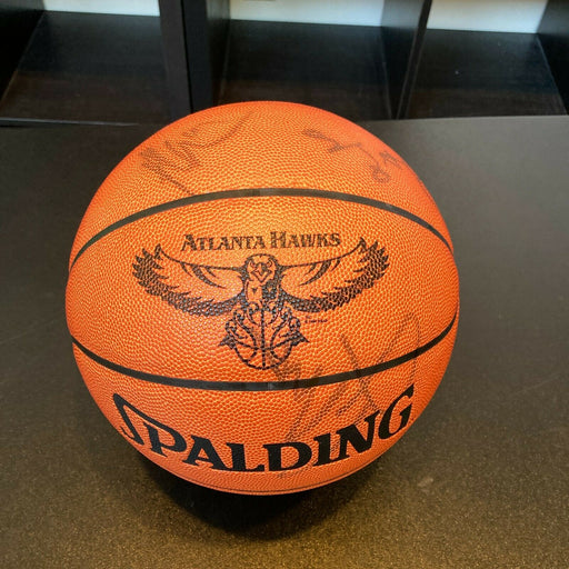 1987-88 Atlanta Hawks Team Signed Spalding NBA Basketball