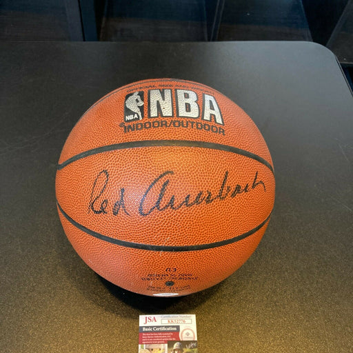 Rare Red Auerbach Signed Spalding NBA Basketball JSA COA Boston Celtics