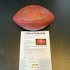 Jack Lambert "#58, HOF 1990" Signed Wilson Official Game Football PSA DNA COA