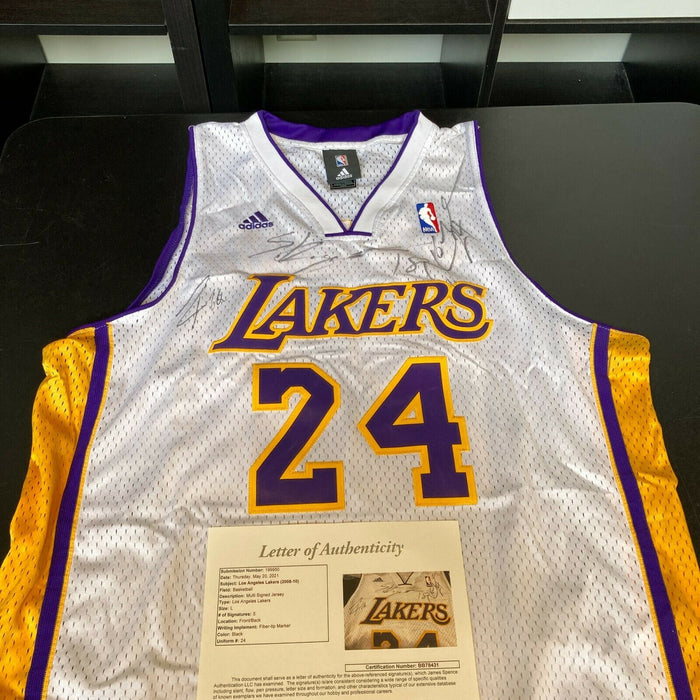 Kobe Bryant Signed #24 Adidas Game Model Authentic Los Angeles Lakers Jersey JSA