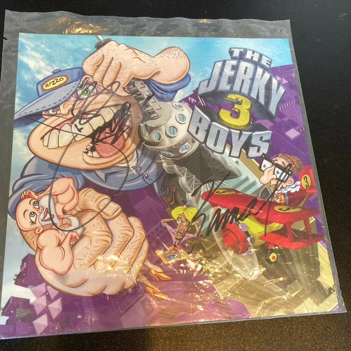 The Jerky Boys Johnny B. & Kamal Signed Autographed Photo LP