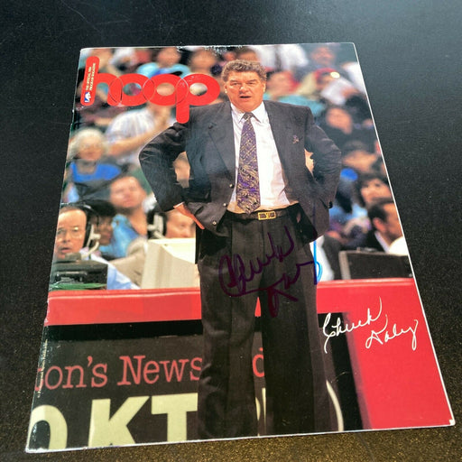 Chuck Daly Signed Autographed NBA Hoop Basketball Magazine