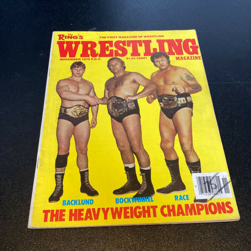 Iron Mike Sharpe Signed Wrestling The Ring's Magazine