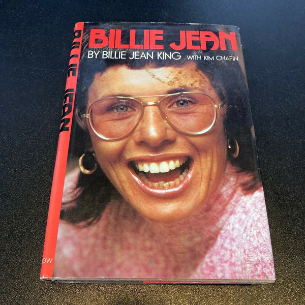 Billie Jean King Signed Autographed Baseball Book