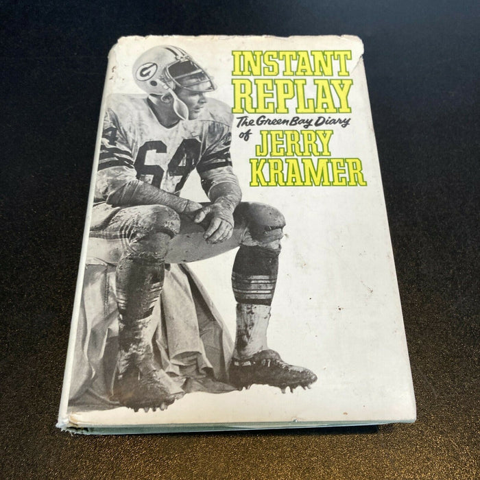 Jerry Kramer Instant Replay Signed Autographed Book