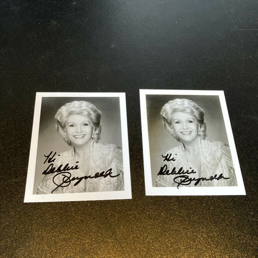 Lot Of (2) Debbie Reynolds Signed Autographed Photos