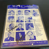 Buddy Greco Johnny Mathis & Connie Francis Signed Autographed Program