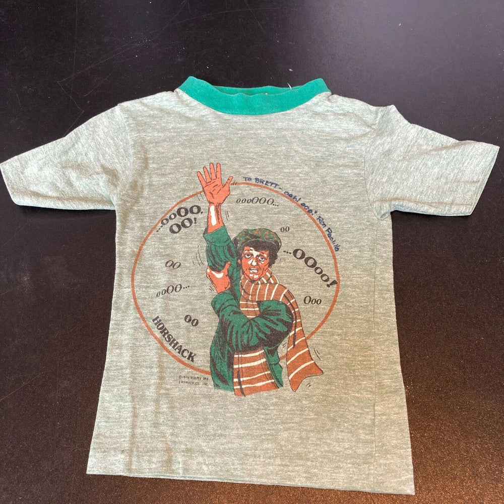 RON PALILLO WELCOME BACK KOTTER SIGNED 1970's Kids Horshack Shirt