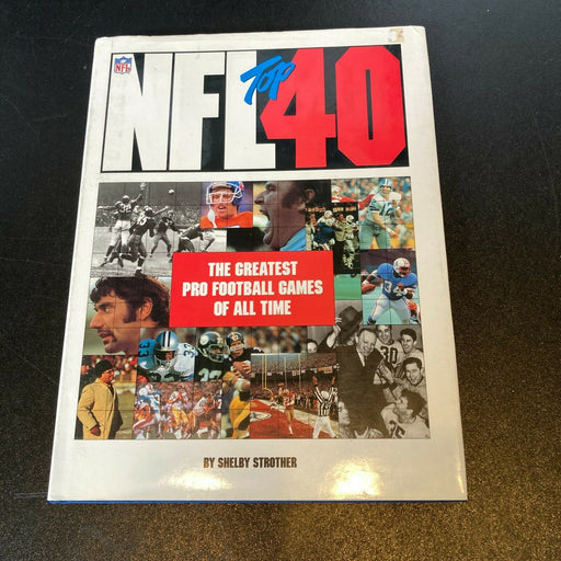 Len Dawson & Lynn Swann Signed Autographed NFL Top 40 Book