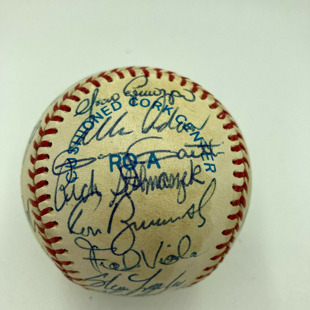 1986 Minnesota Twins Team Signed Baseball With Kirby Puckett With