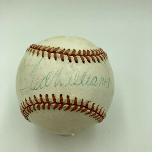Ted Williams Signed Autographed Official American League Baseball
