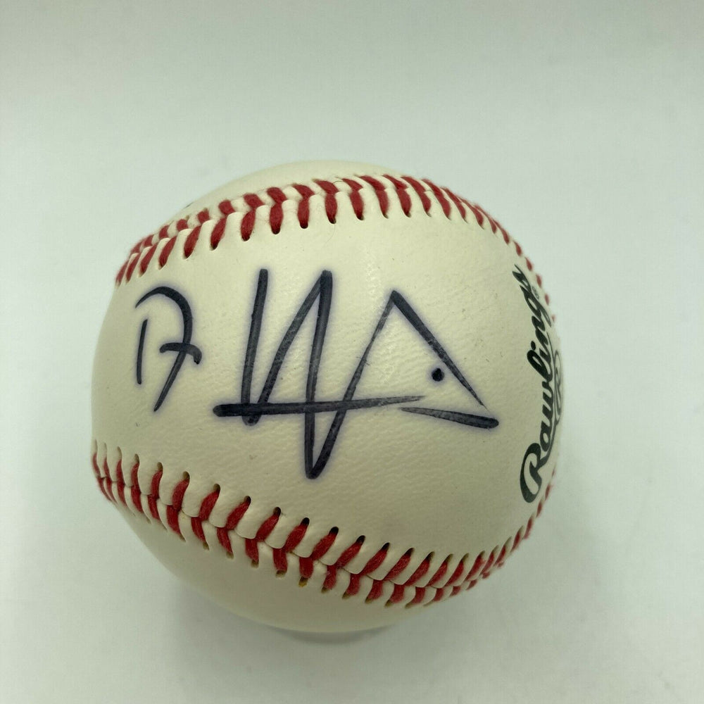 Rare Denzel Washington Signed Official League Baseball Movie Star JSA COA