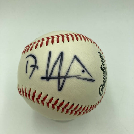 Rare Denzel Washington Signed Official League Baseball Movie Star JSA COA