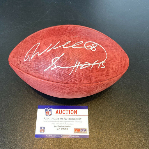 Will Shields HOF 2015 Signed Autographed NFL Football PSA DNA COA