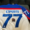 Phil Esposito 717 Goals Signed Authentic 1975-76 New York Rangers Jersey JSA