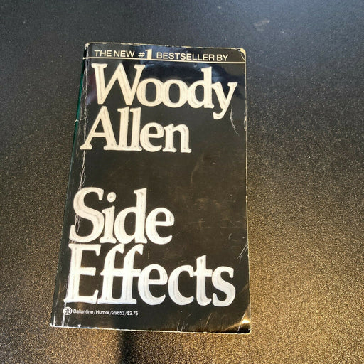 Woody Allen Signed Autographed Side Effects Book Movie Star
