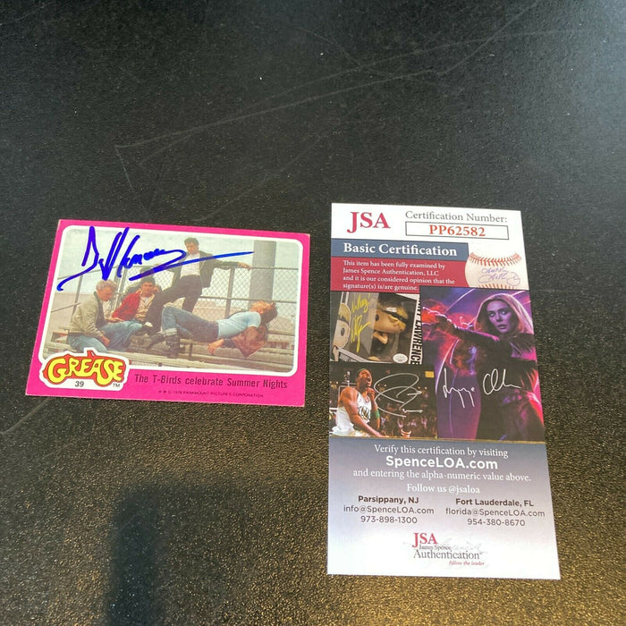 Jeff Conaway Signed Autographed Grease 1978 Paramount Trading Card JSA COA