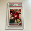 Joe Montana Signed Autographed 1995 Upper Deck Porcelain Card UDA & PSA DNA COA