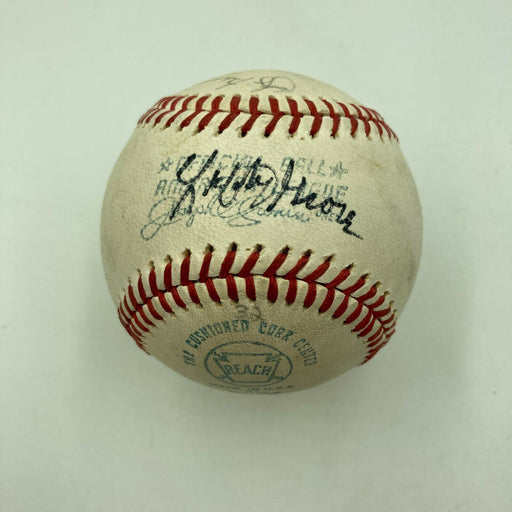 Lefty Grove Signed Vintage Official American League Cronin Baseball JSA COA