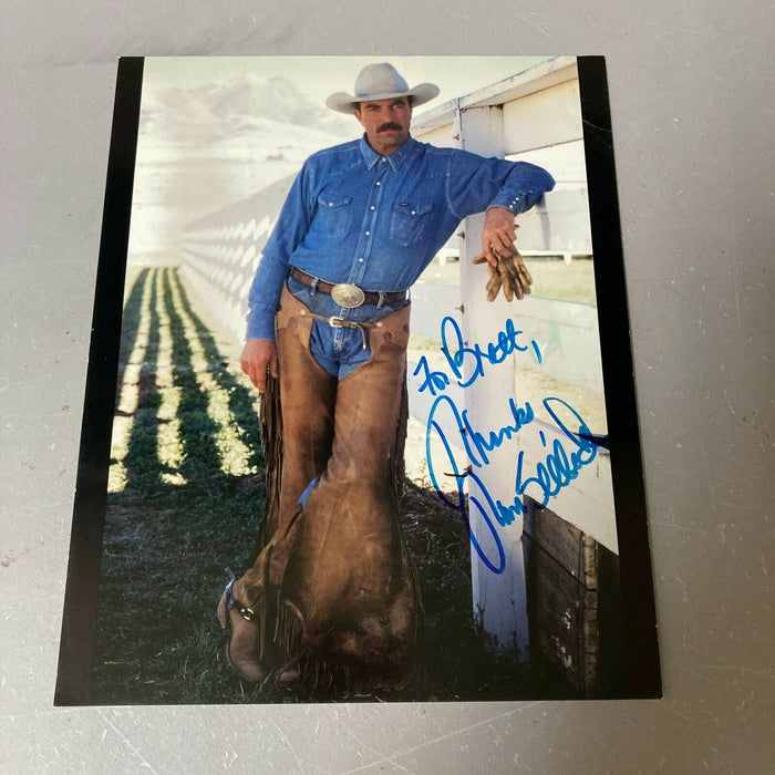 Tom Selleck Signed Autographed 8x10 Photo Authentic Creased
