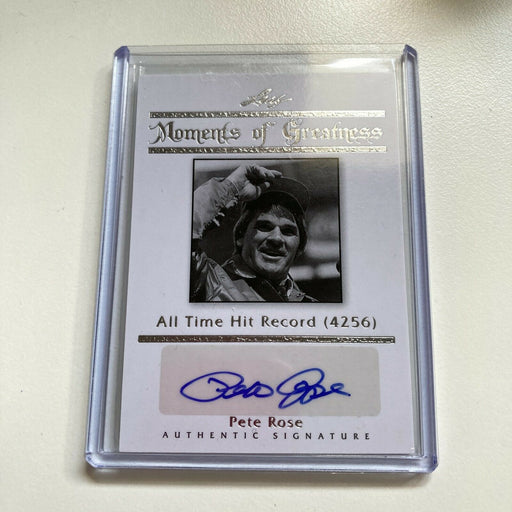 2011 Leaf Pete Rose #5/10 Auto Signed Autographed Baseball Card