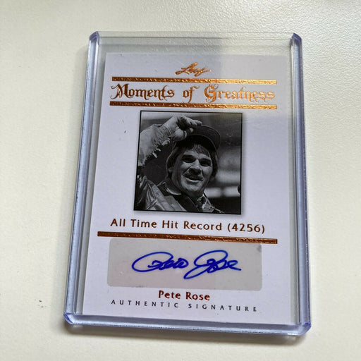 2011 Leaf Pete Rose #9/20 Auto Signed Autographed Baseball Card