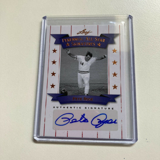 2012 Leaf Pete Rose Auto Signed Autographed Baseball Card