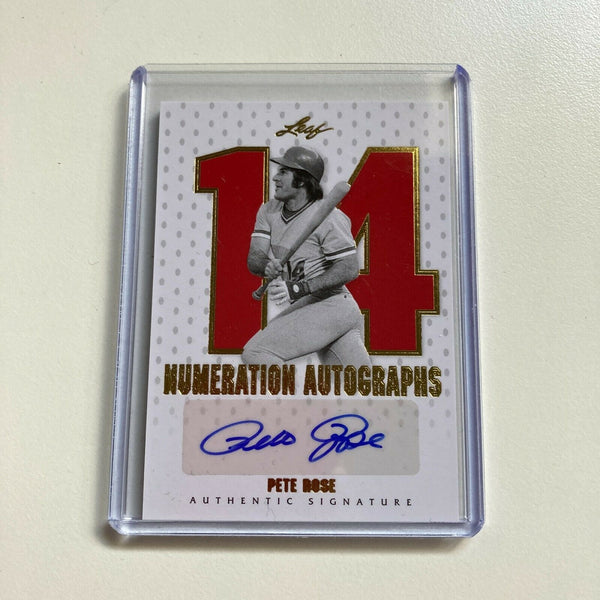 2011 Leaf Pete Rose Auto #13/14 Signed Autographed Baseball Card