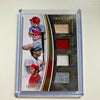 Immaculate Pete Rose Johnny Bench Mike Schmidt Game Used Jersey Patch Card #/49